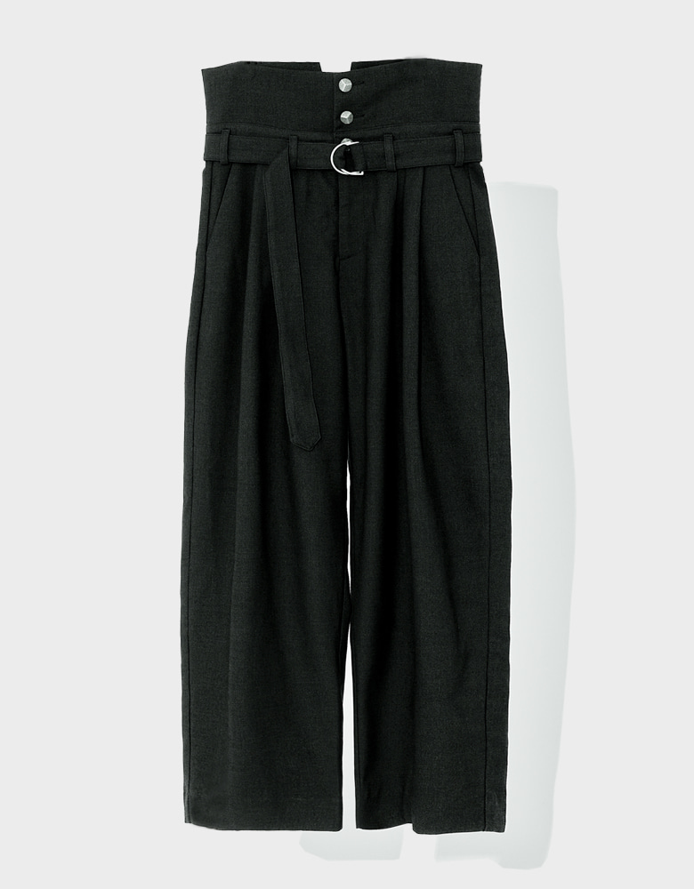 HIGH-RISE FLIP BELTED TROUSER_CC