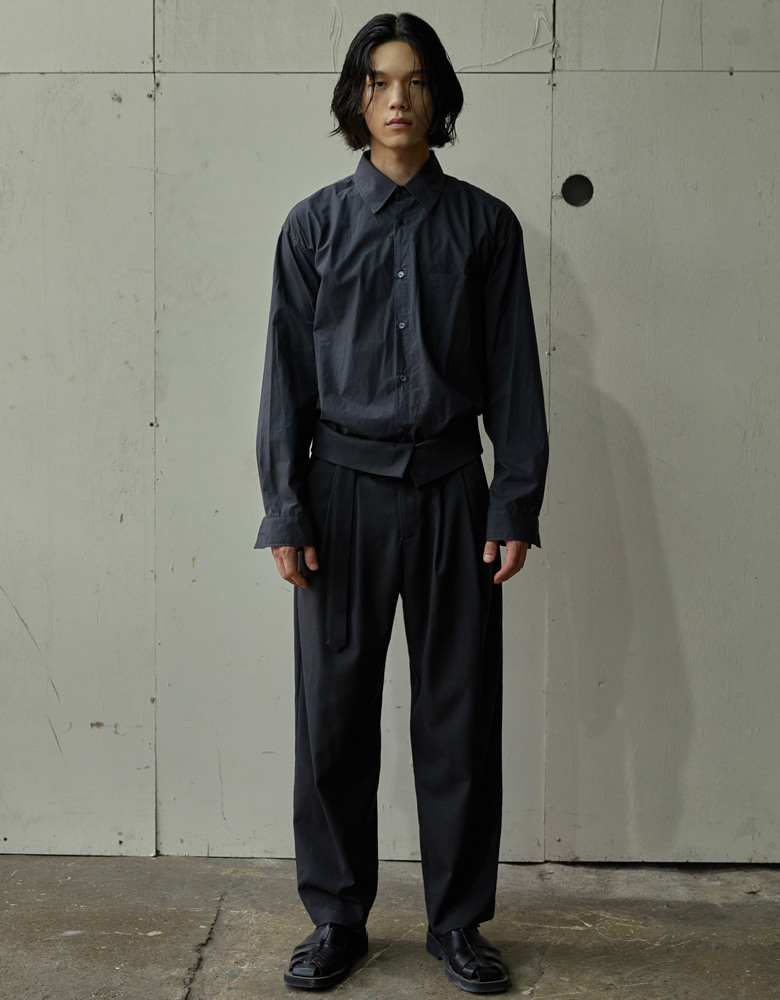 HIGH-RISE FLIP BELTED TROUSER_CC